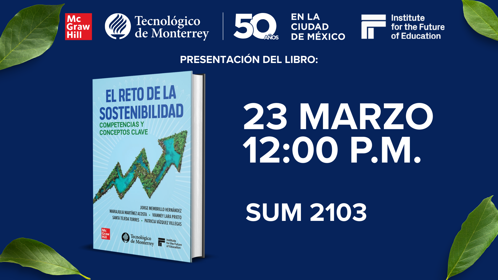 Presentación de libro: El reto de la sostenibilidad