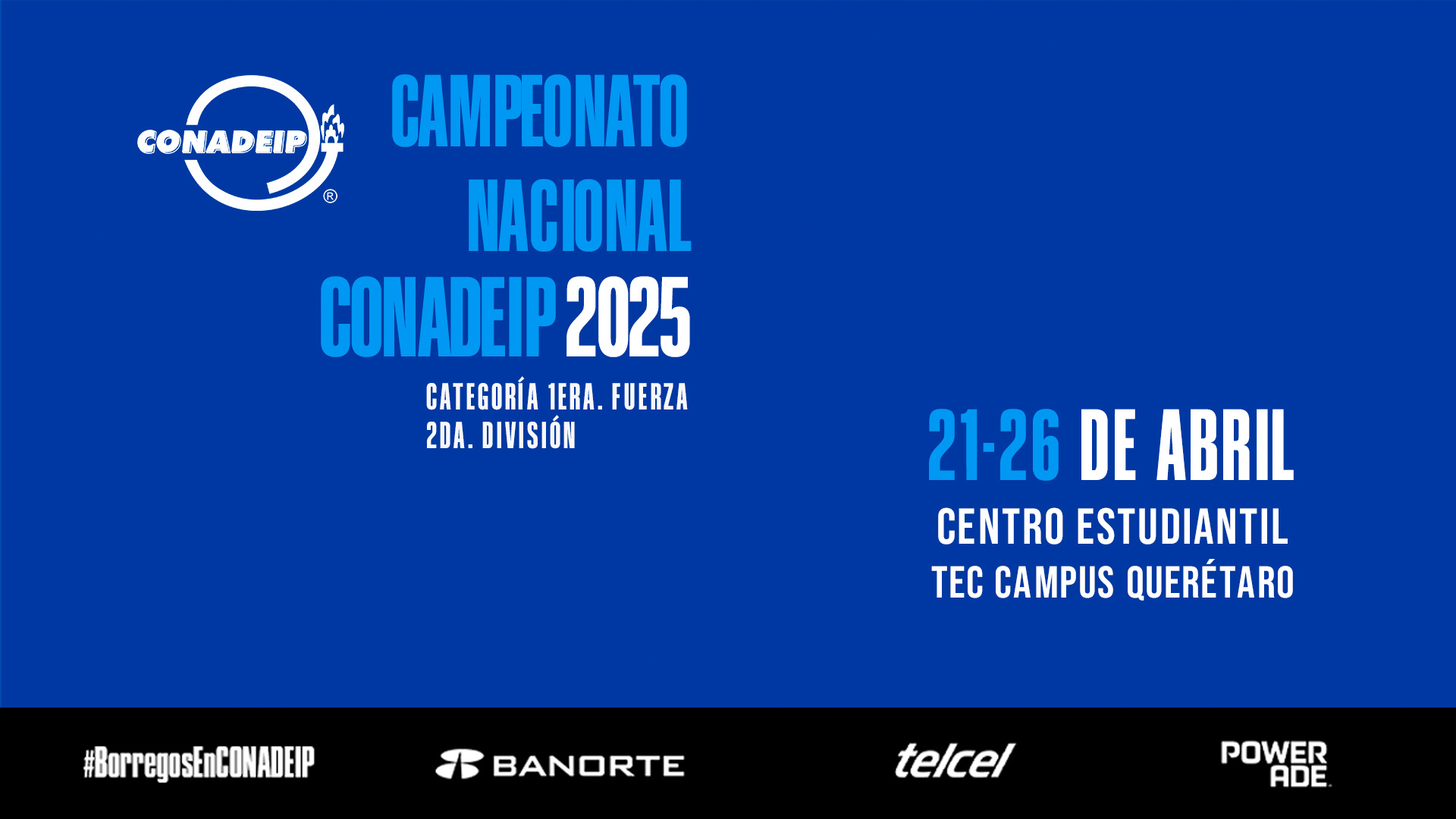 Campeonato Nacional Voleibol CONADEIP 2025