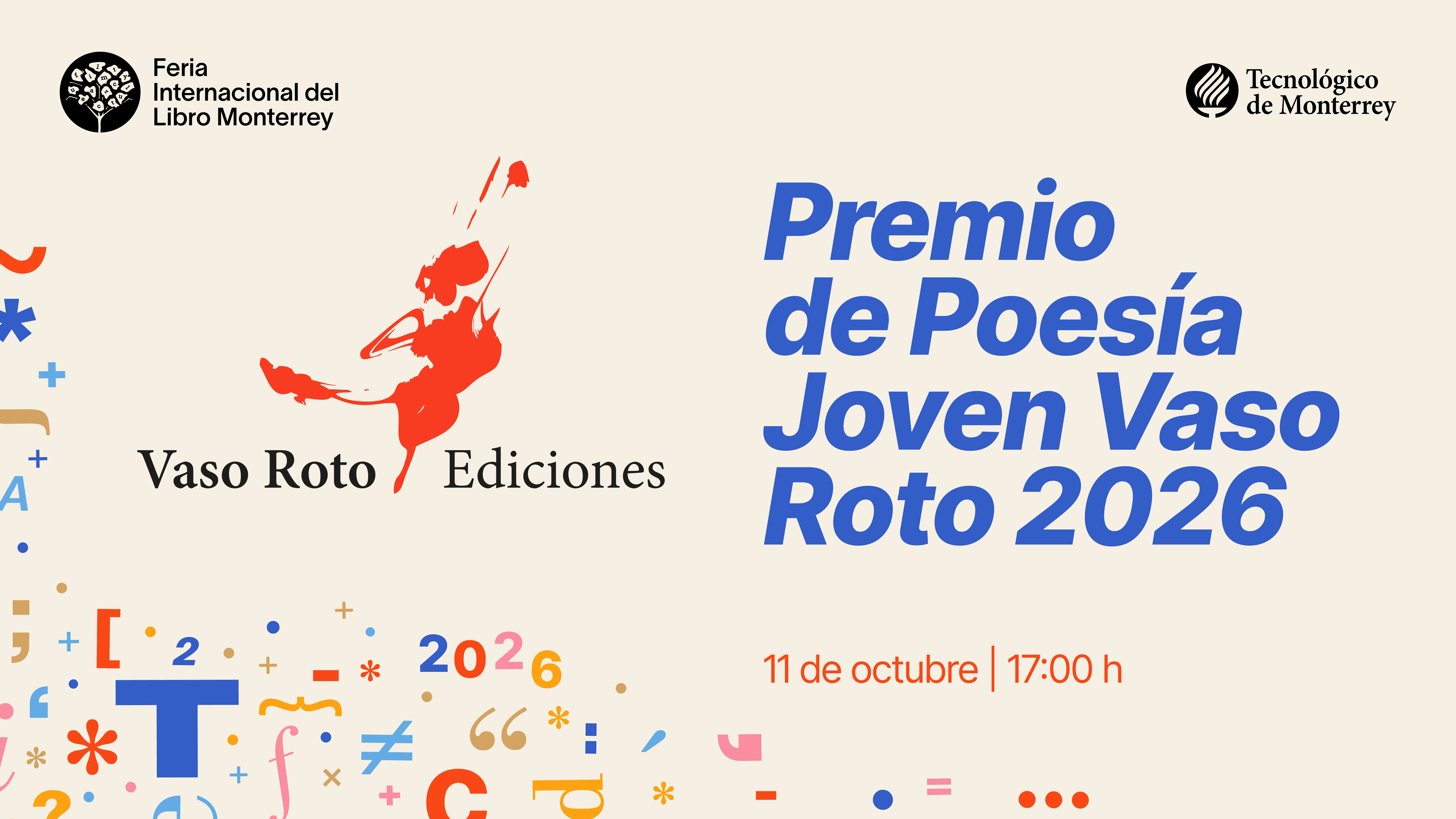 Premio de Poesía Joven Vaso Roto 2026