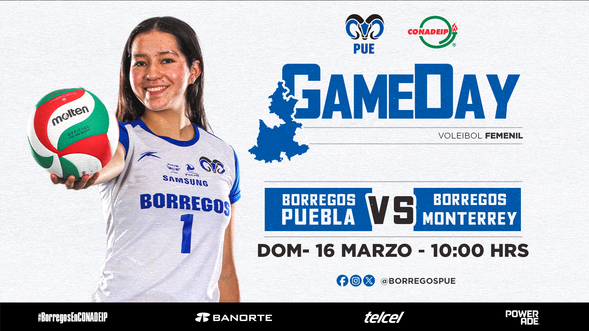 J#8 División I CONADEIP 2024 | Borregos Puebla vs Borregos Monterrey
