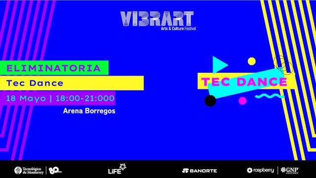 #VibrArt | Eliminatoria Tec Dance