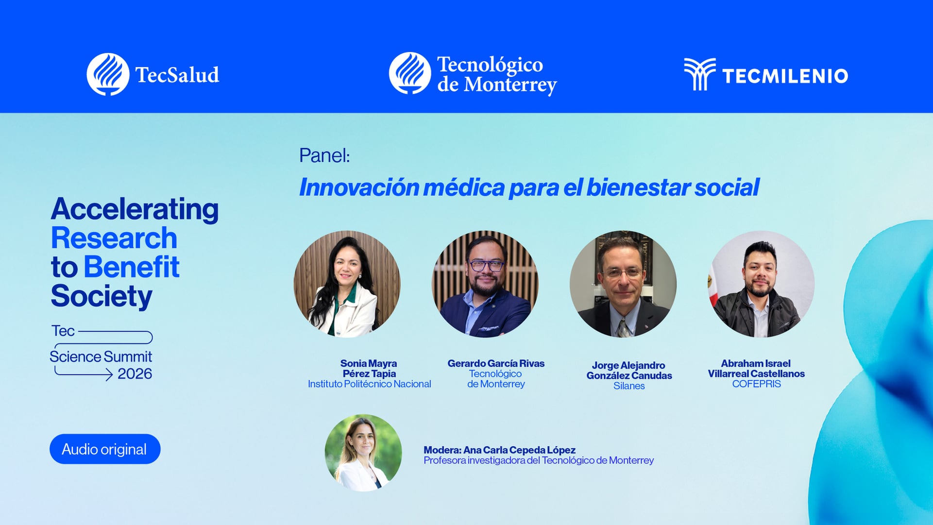 Panel: Innovación médica para el bienestar social