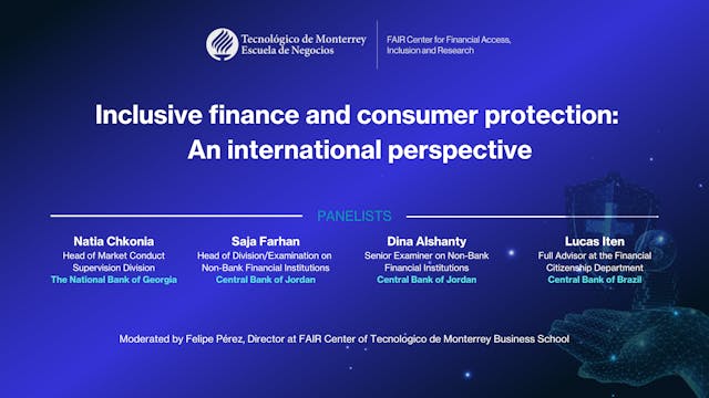 Inclusive finance and consumers prote...