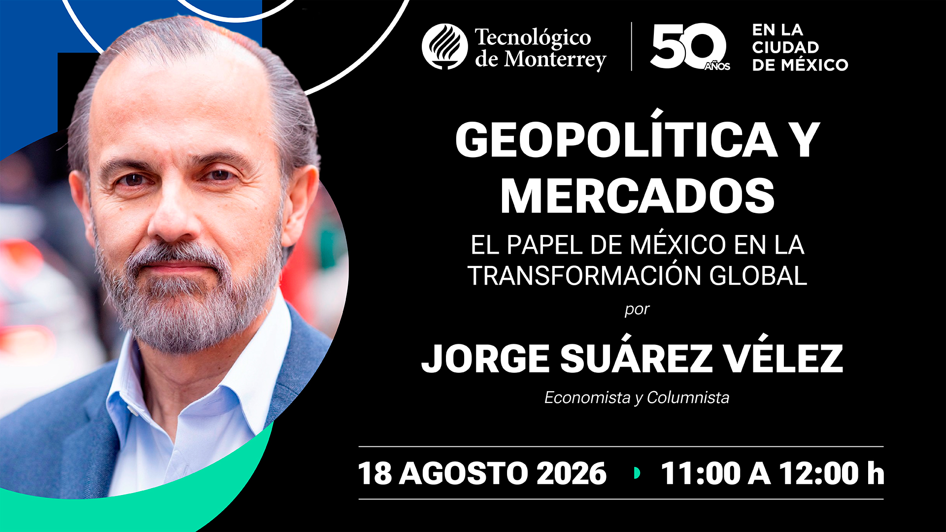 Geopolítica y Mercados. El papel de México en la transformación global por Jorge Suárez Vélez