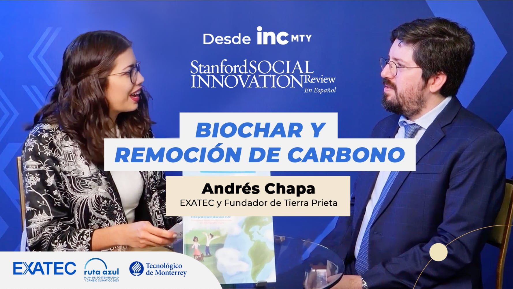 Biochar y remoción de carbono con Andrés Chapa | SSIR en Español con EXATEC