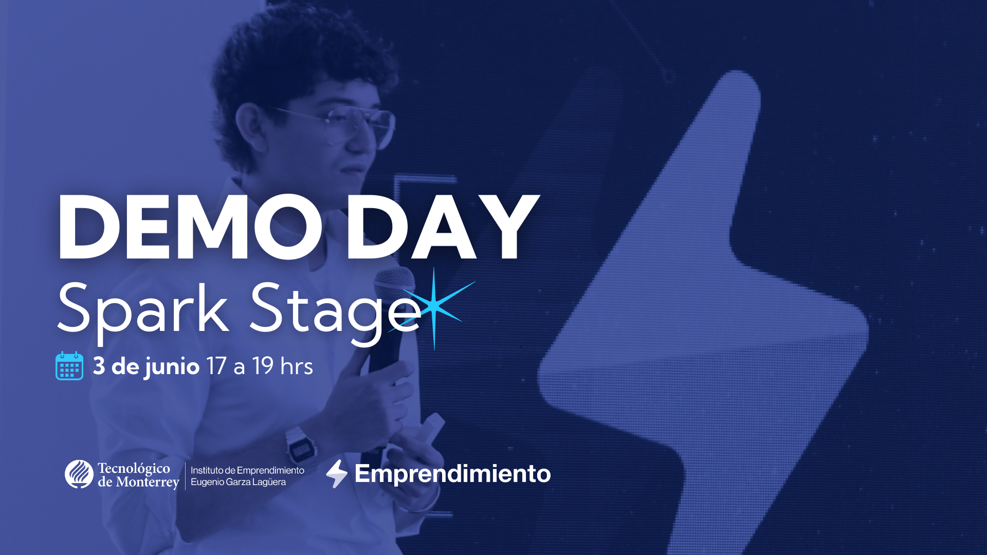 Spark Stage de Demo Day Emprendimiento Tec