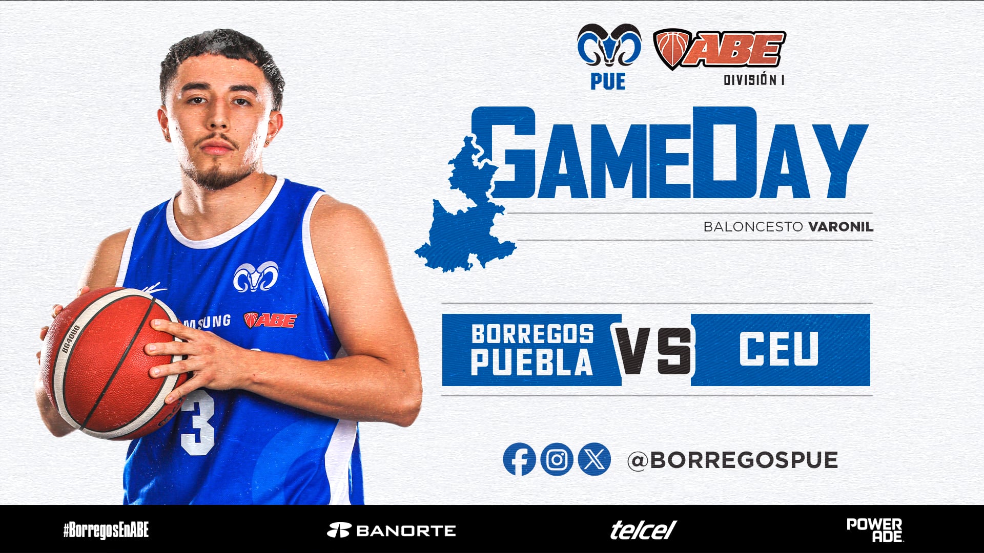 J#8 ABE División I Varonil 2024 | Borregos Puebla vs CEU