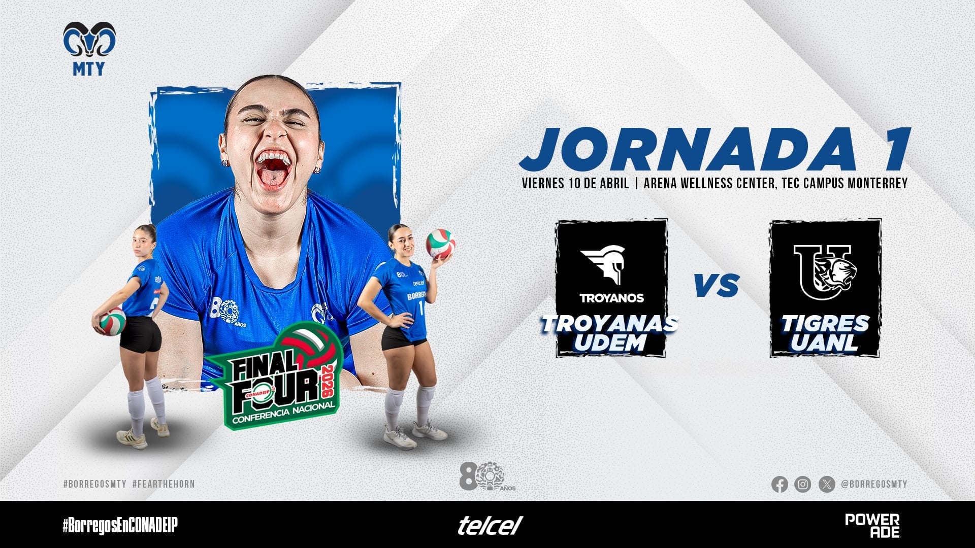 J#1 | Troyanas UDEM vs Tigres UANL