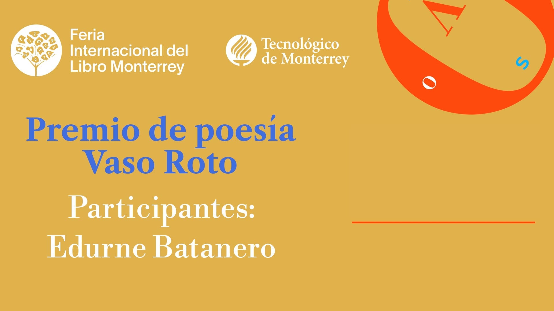 Premio de poesía Vaso Roto