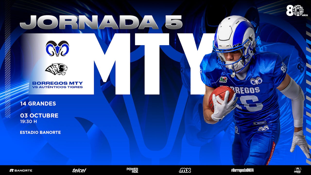 J#5 Borregos MTY vs UANL Auténticos Tigres