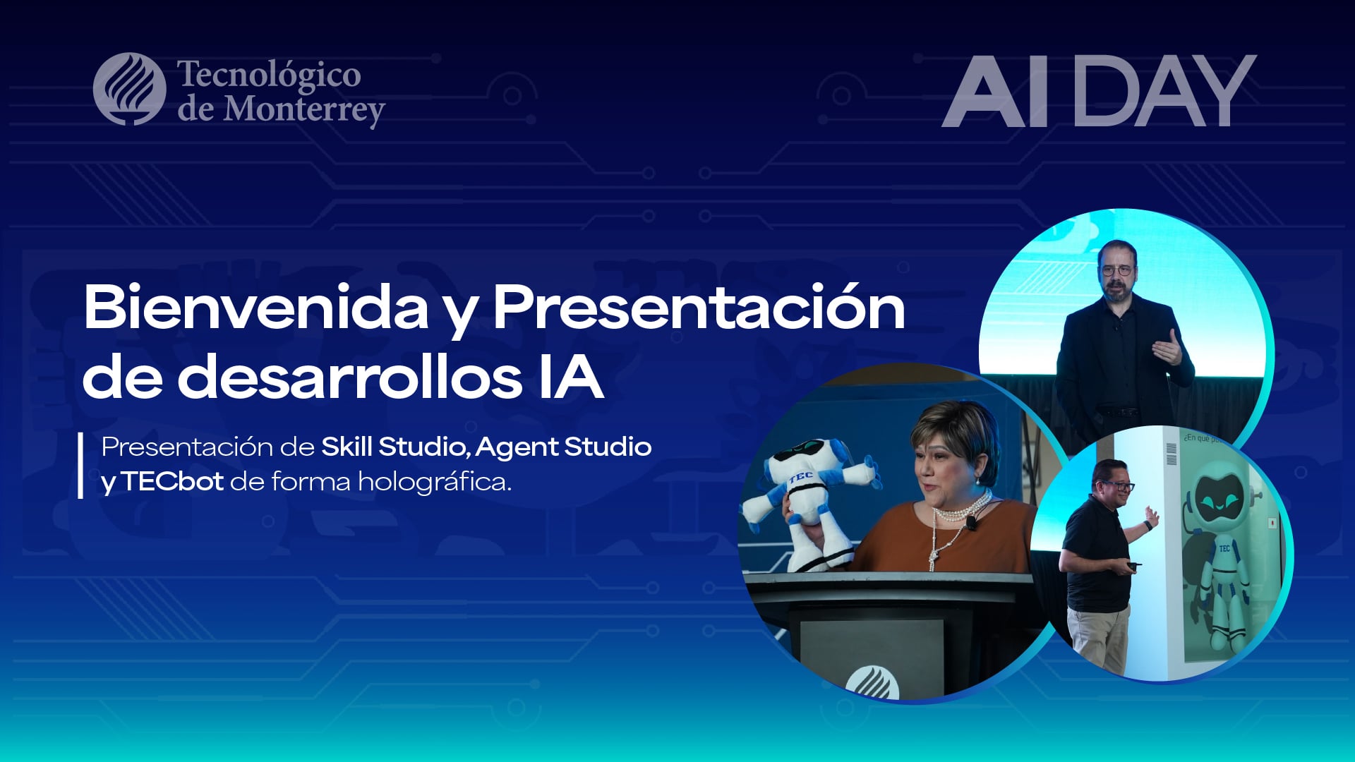 Bienvenida y Presentación de desarrollos IA