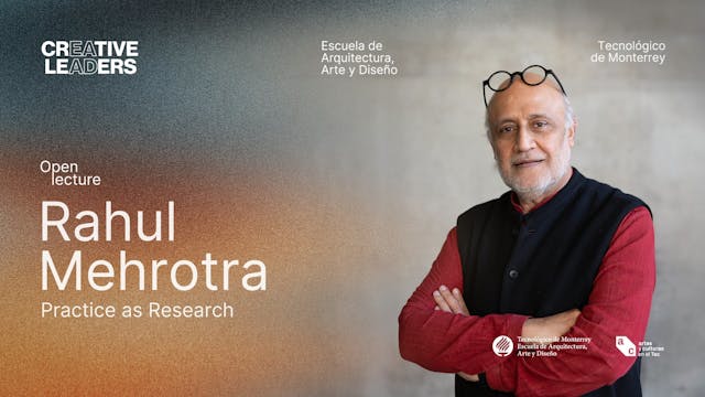 Open Lecture by Rahul Mehrotra | Prac...