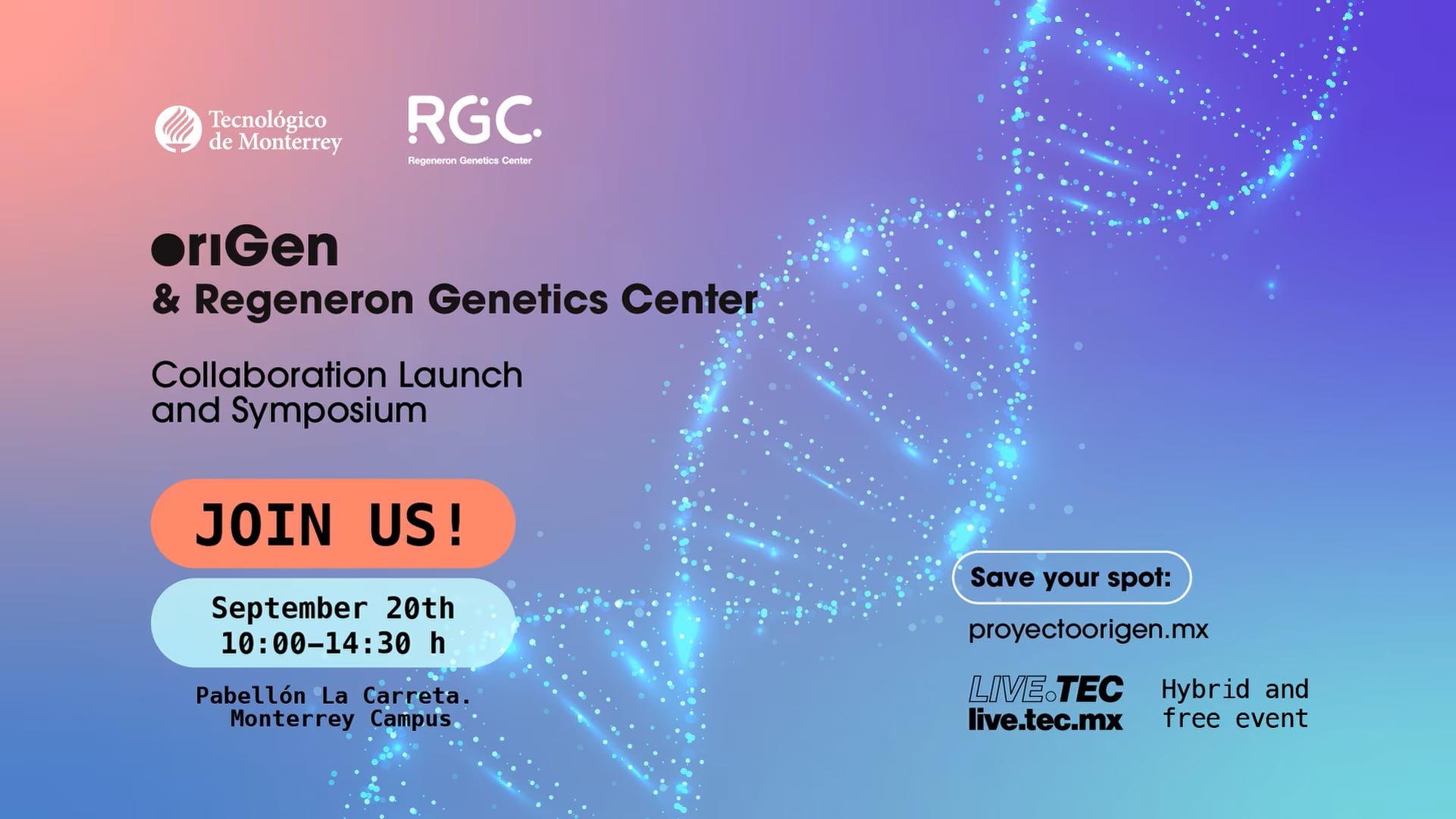 [Traducción] Collaboration Launch and Symposium | oriGEN & Regeneron Genetics Center