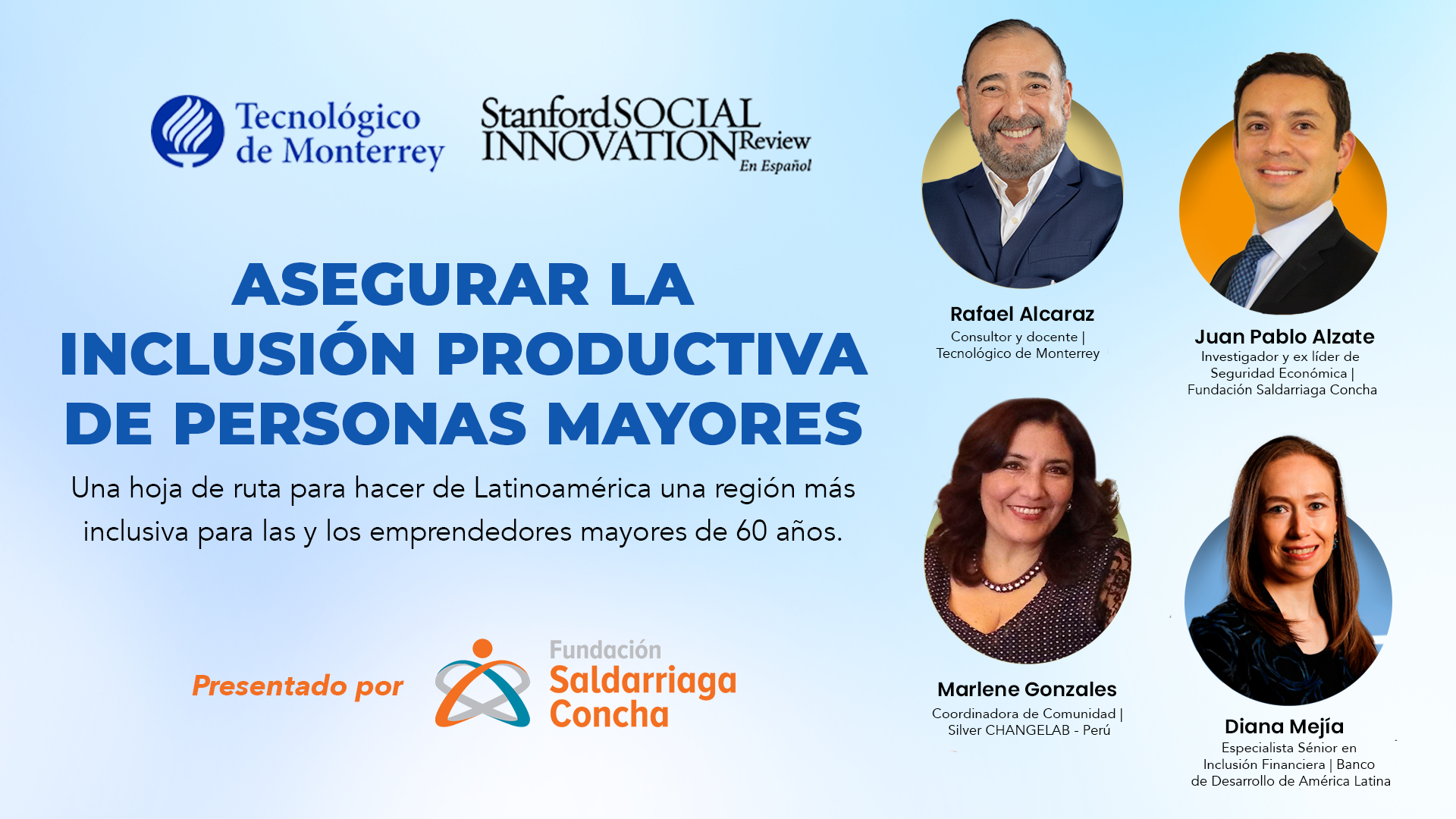 Asegurar la inclusión productiva de personas mayores