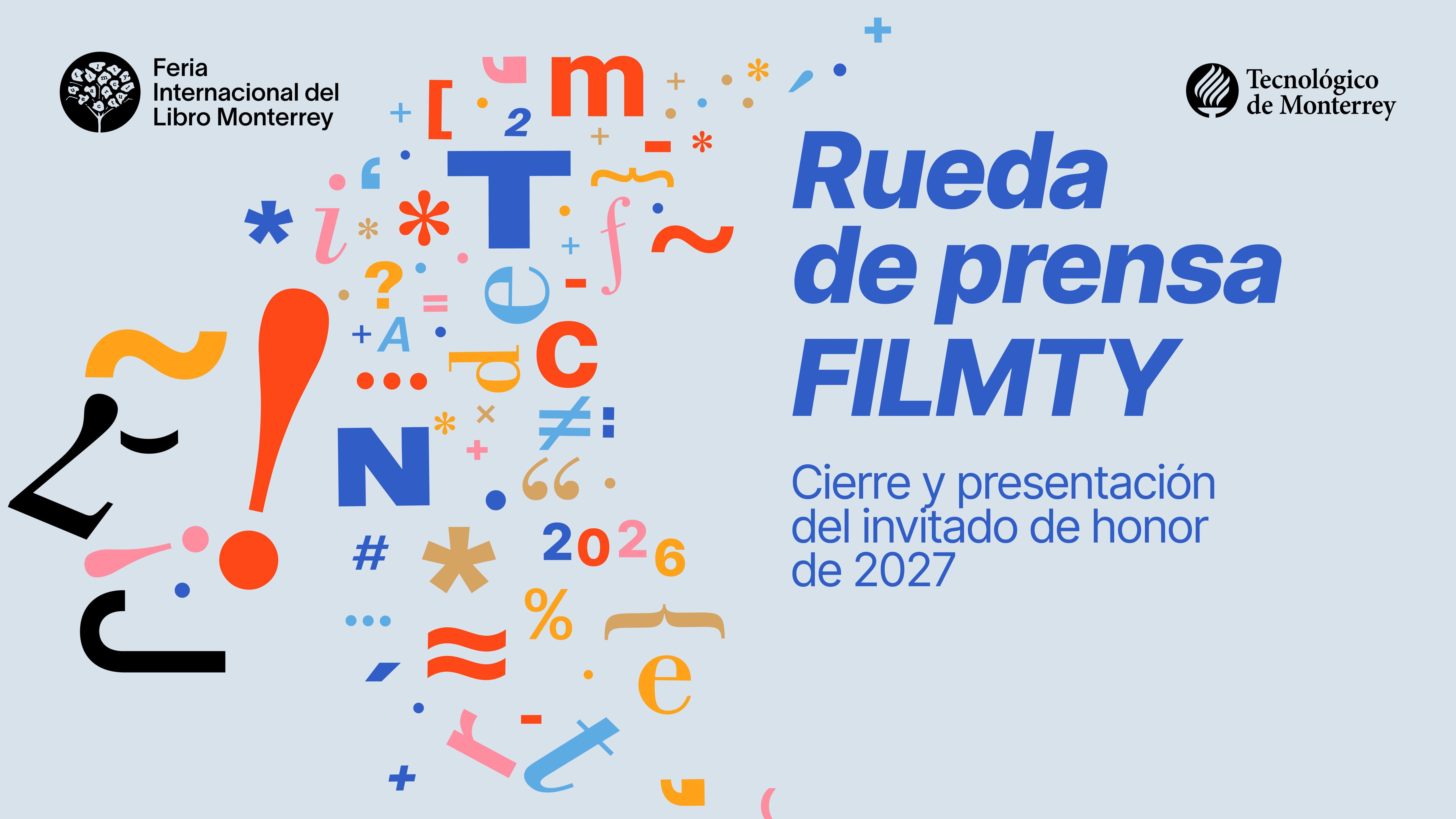 Rueda de prensa de la FILMTY 2026