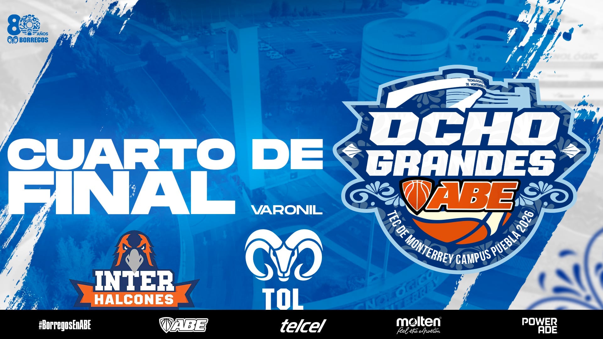 Cuartos de Final Varonil | 3er vs 6to Lugar | Borregos TOL vs Halcones Inter