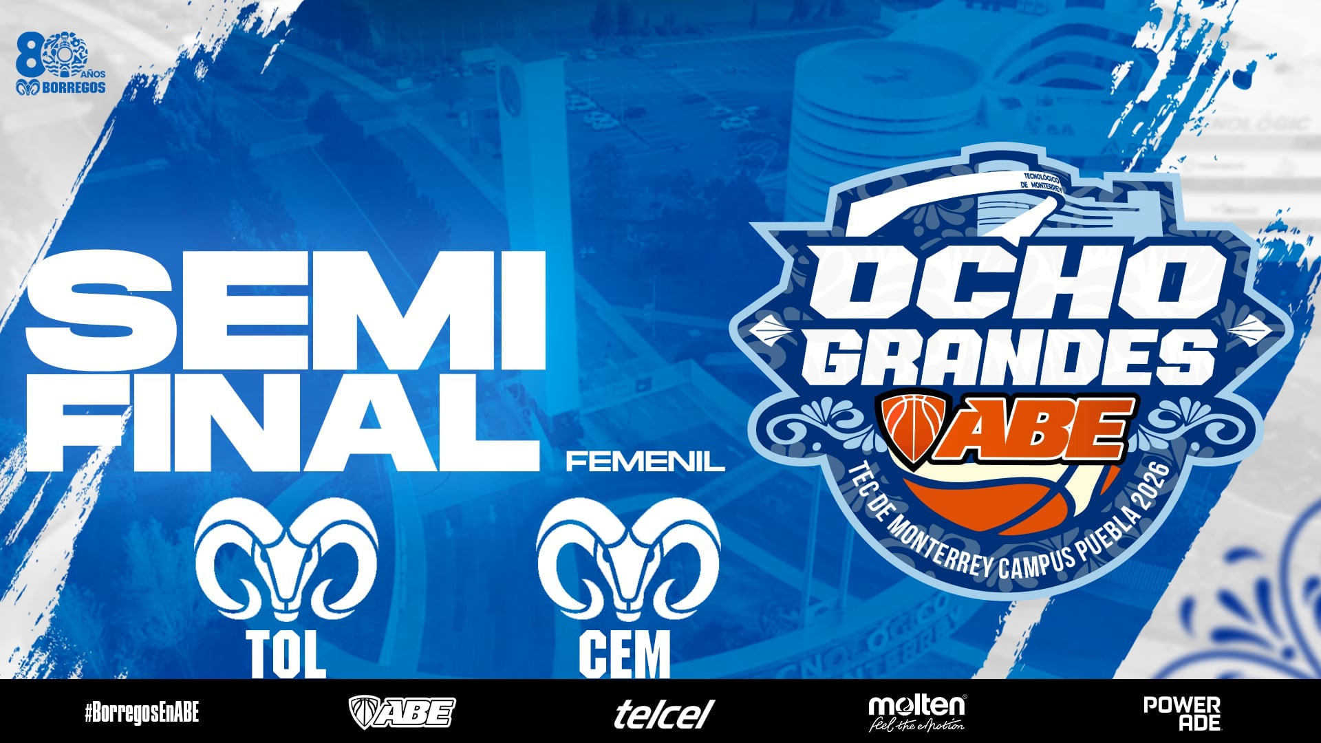 J#1 Semifinales Femenil | Borregos TOL vs Borregos CEM