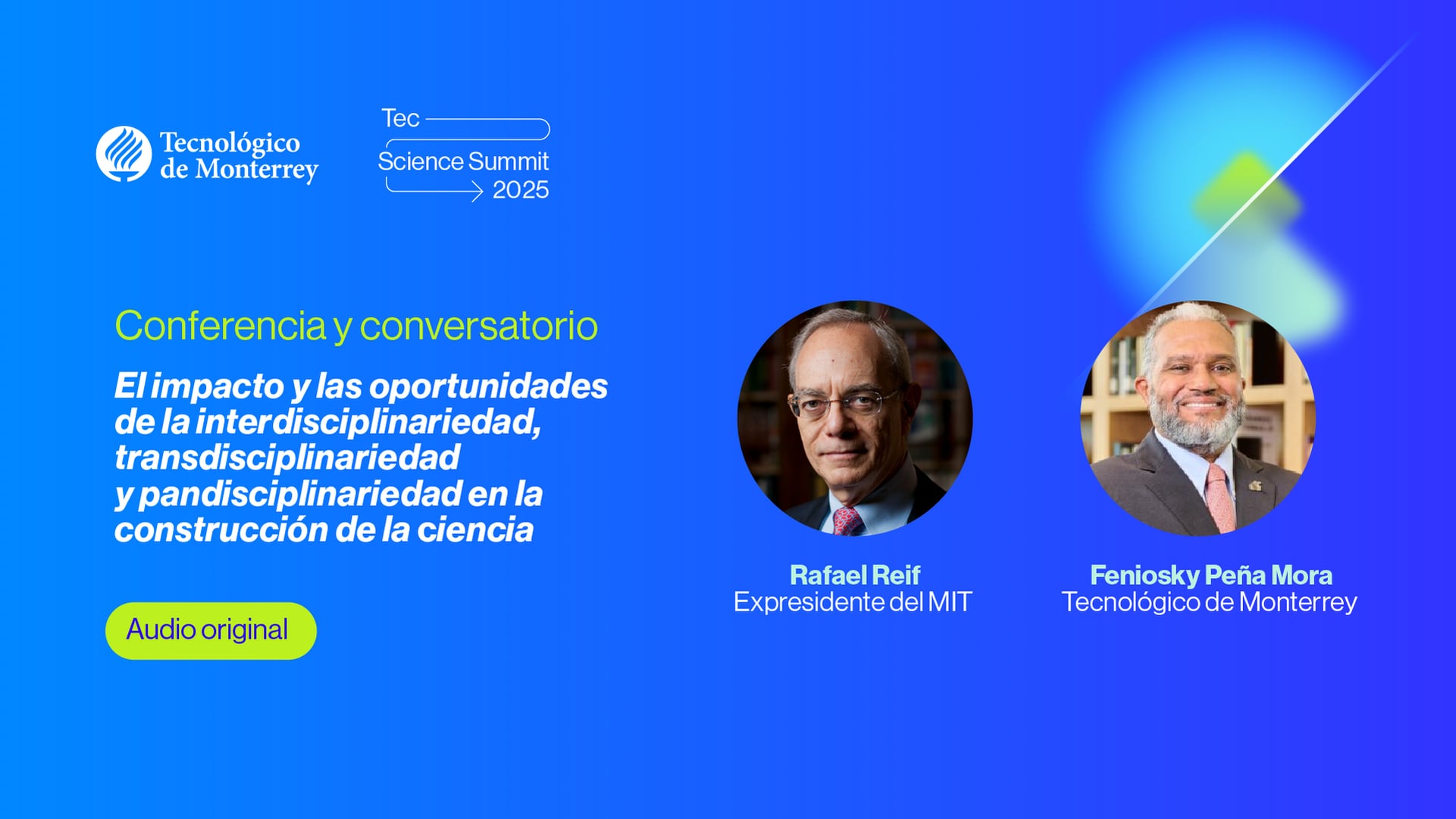 Conferencia y conversatorio. El impacto y las oportunidades de la interdisciplinariedad, transdisciplinariedad y pandisciplinari