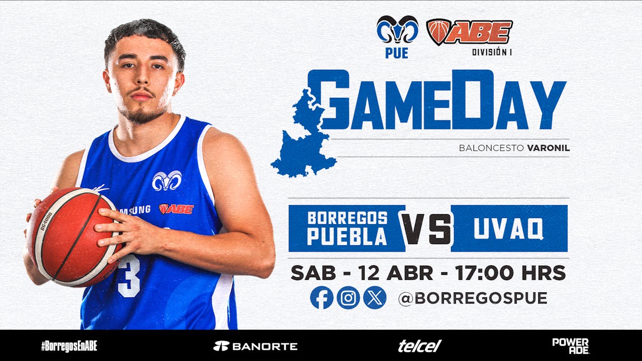 J#21 ABE División I Varonil 2024 - 2025 | Borregos Puebla vs UVAQ