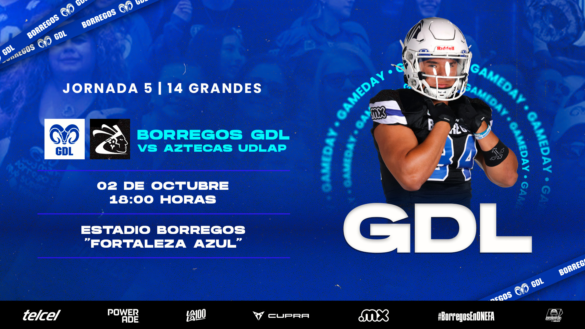 J#5 Borregos GDL vs UDLAP Aztecas