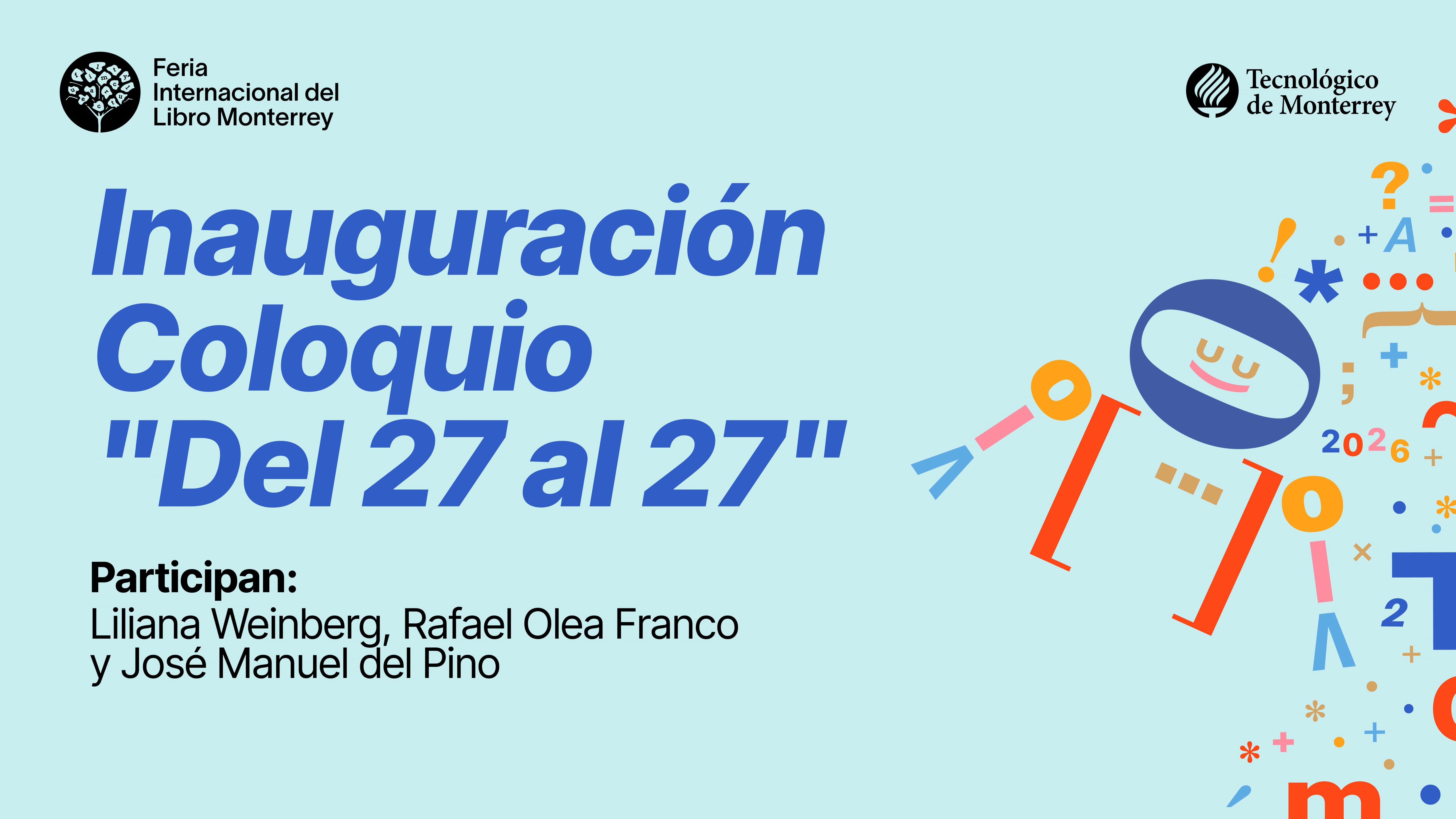 Inauguración Coloquio "Del 27 al 27"
