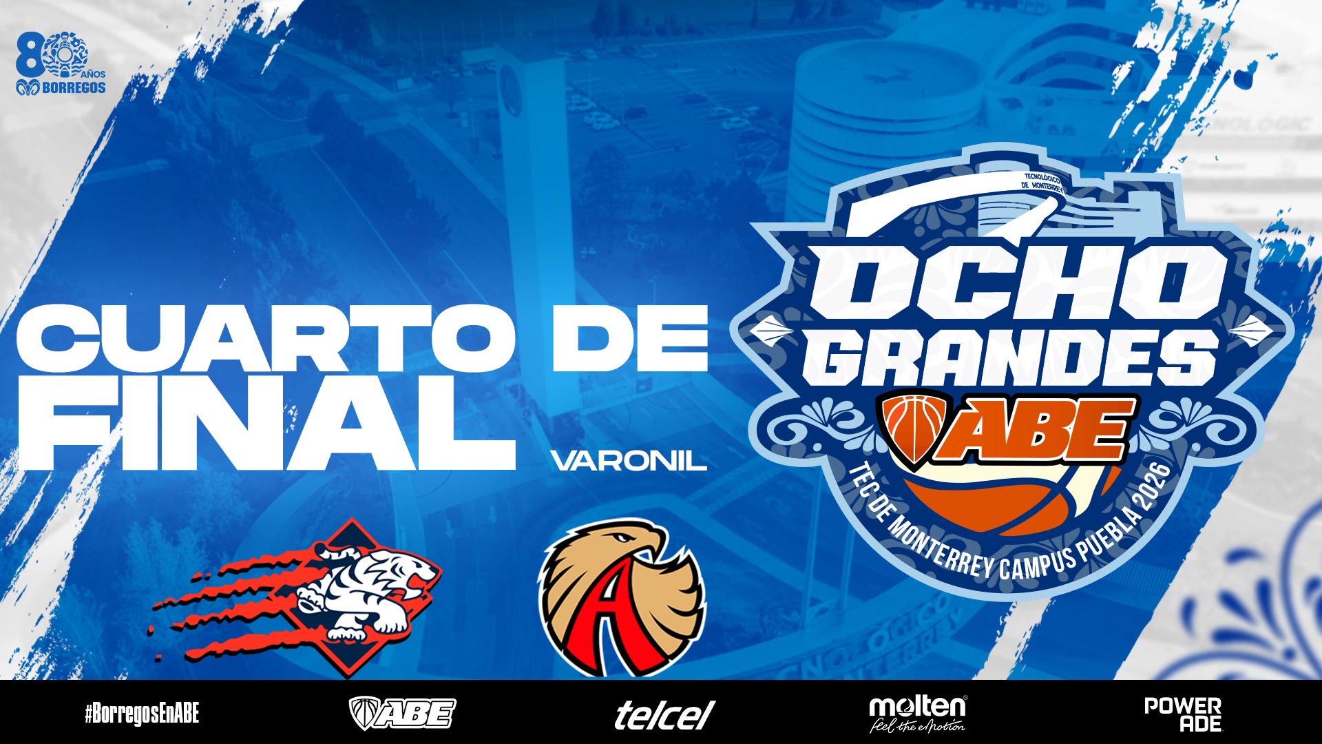 Liga ABE 8 Grandes - Cuartos de Final Varonil | 4to vs 5to Lugar