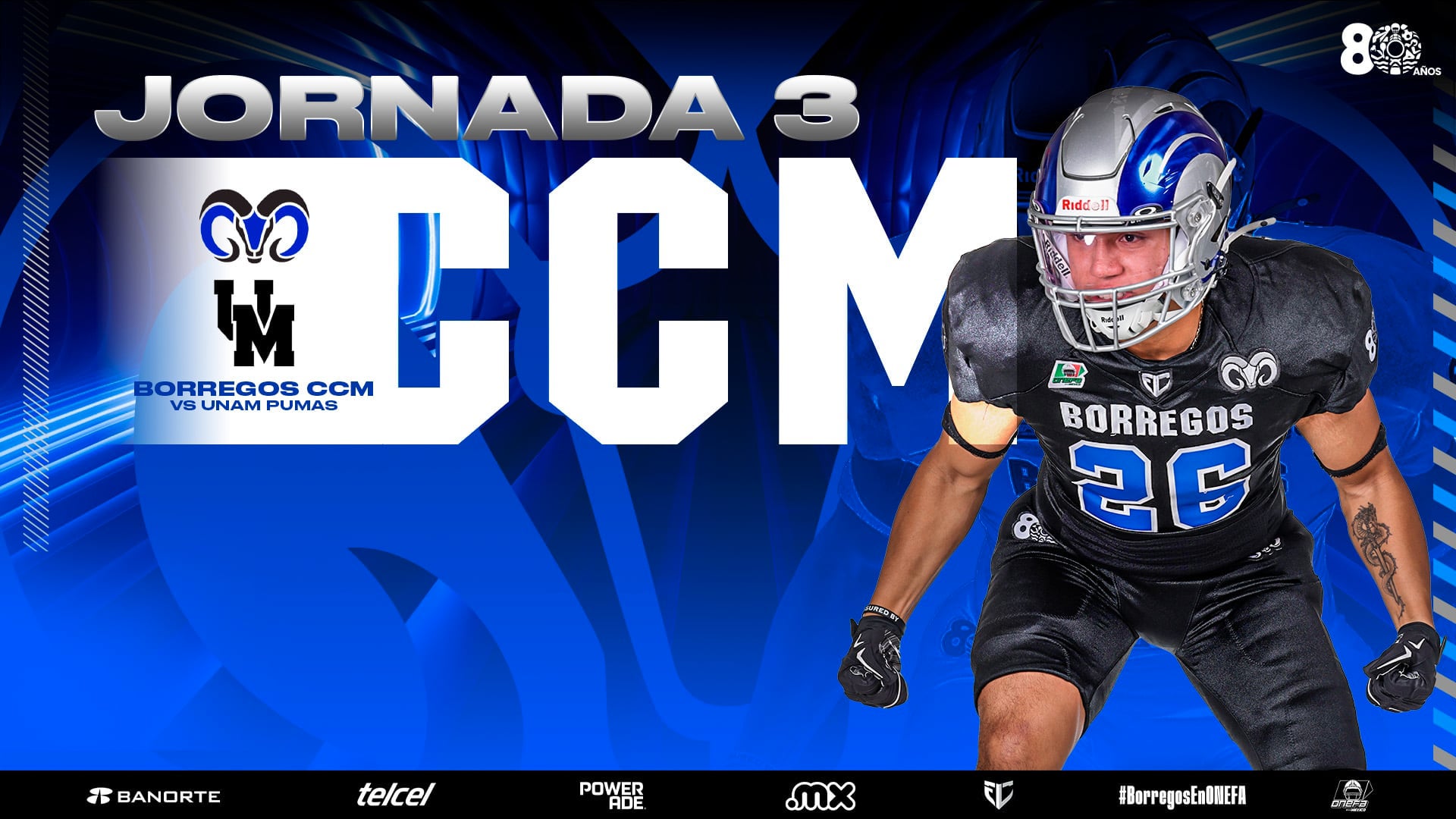 J#3 Borregos CCM vs UNAM Pumas