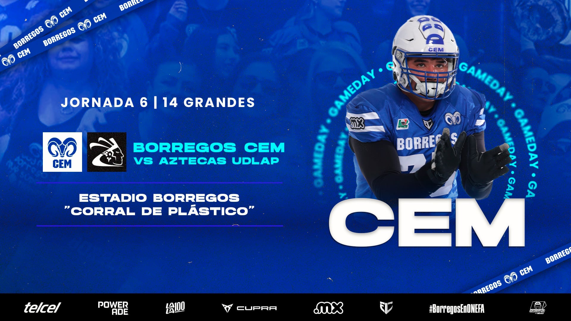 J#6 Borregos CEM vs UDLAP Aztecas