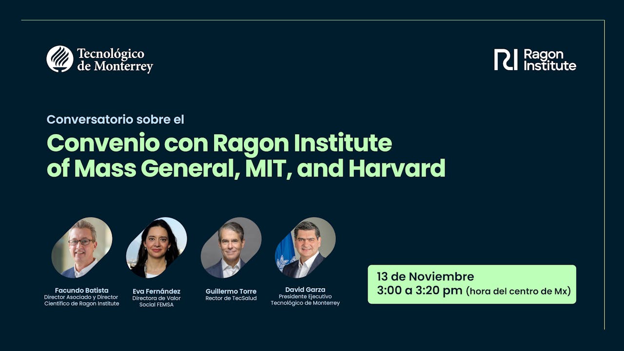 Conversatorio sobre el Convenio con Ragon Institute of Mass General, MIT, and Harvard
