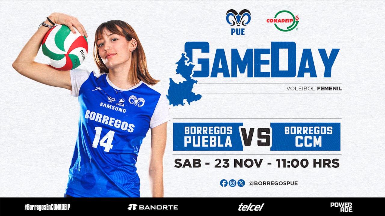 J#6 División I CONADEIP 2024 | Borregos Puebla vs Borregos Ciudad de México