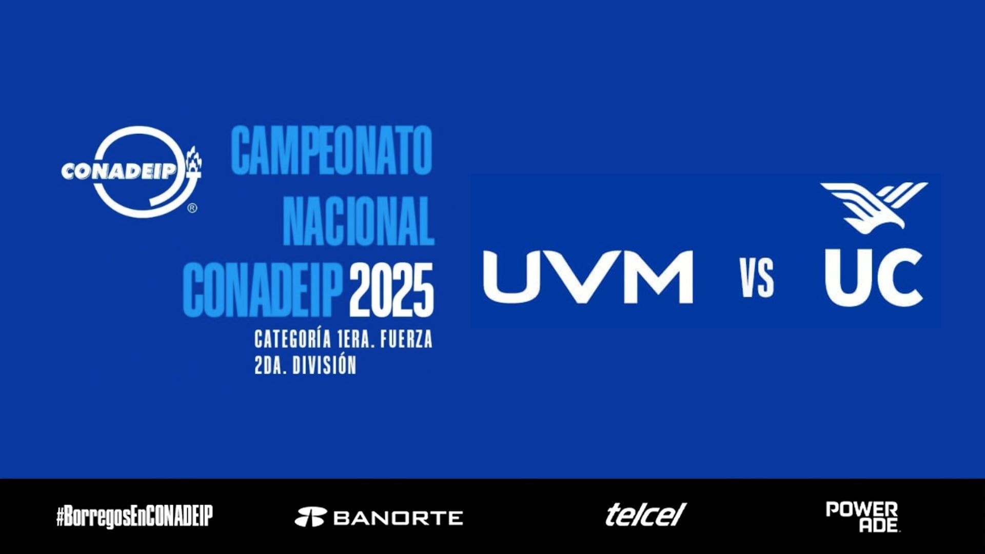 Campeonato Nacional de Voleibol CONADEIP 2025 I UVM QRO vs UC GDL