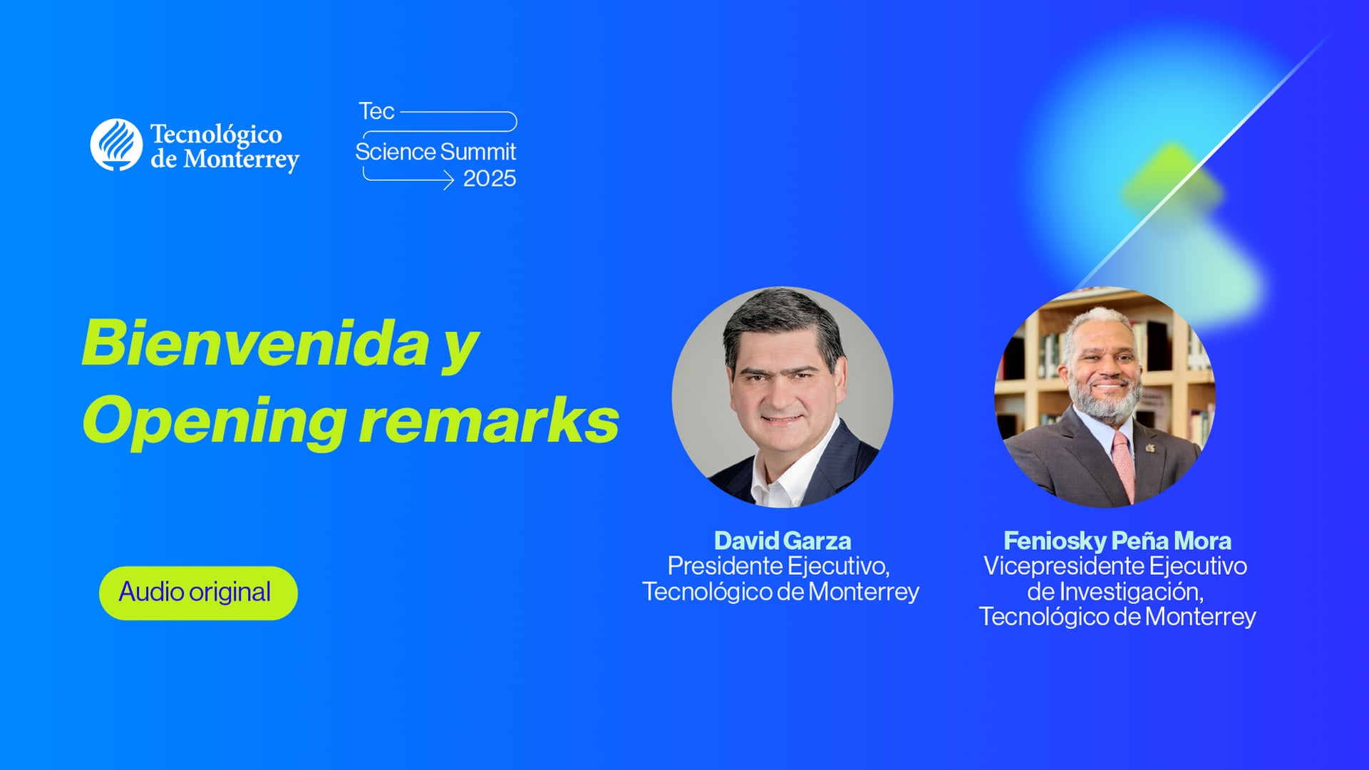 Bienvenida & Opening Remarks