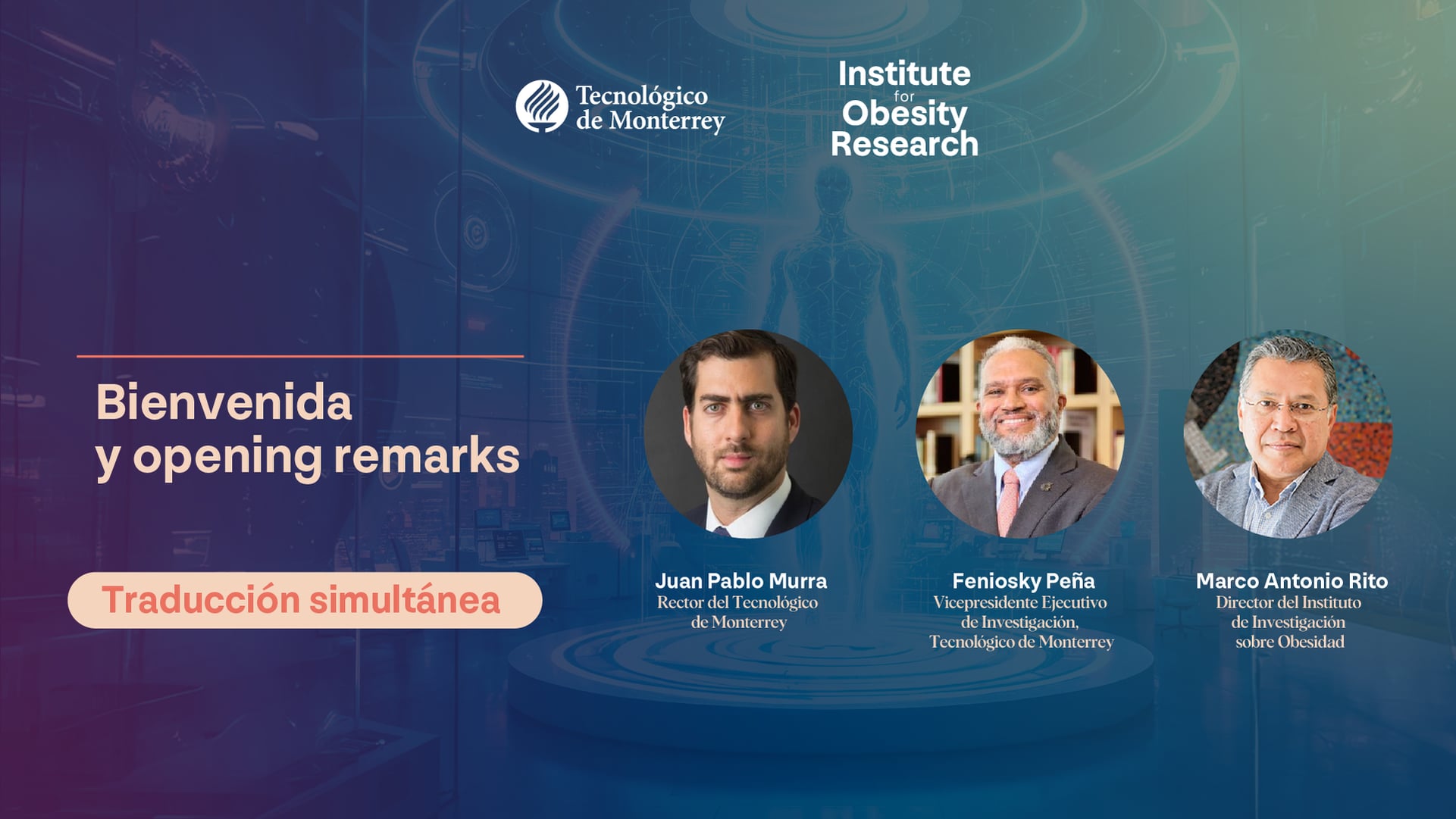 [Trad.] Bienvenida y Opening remarks