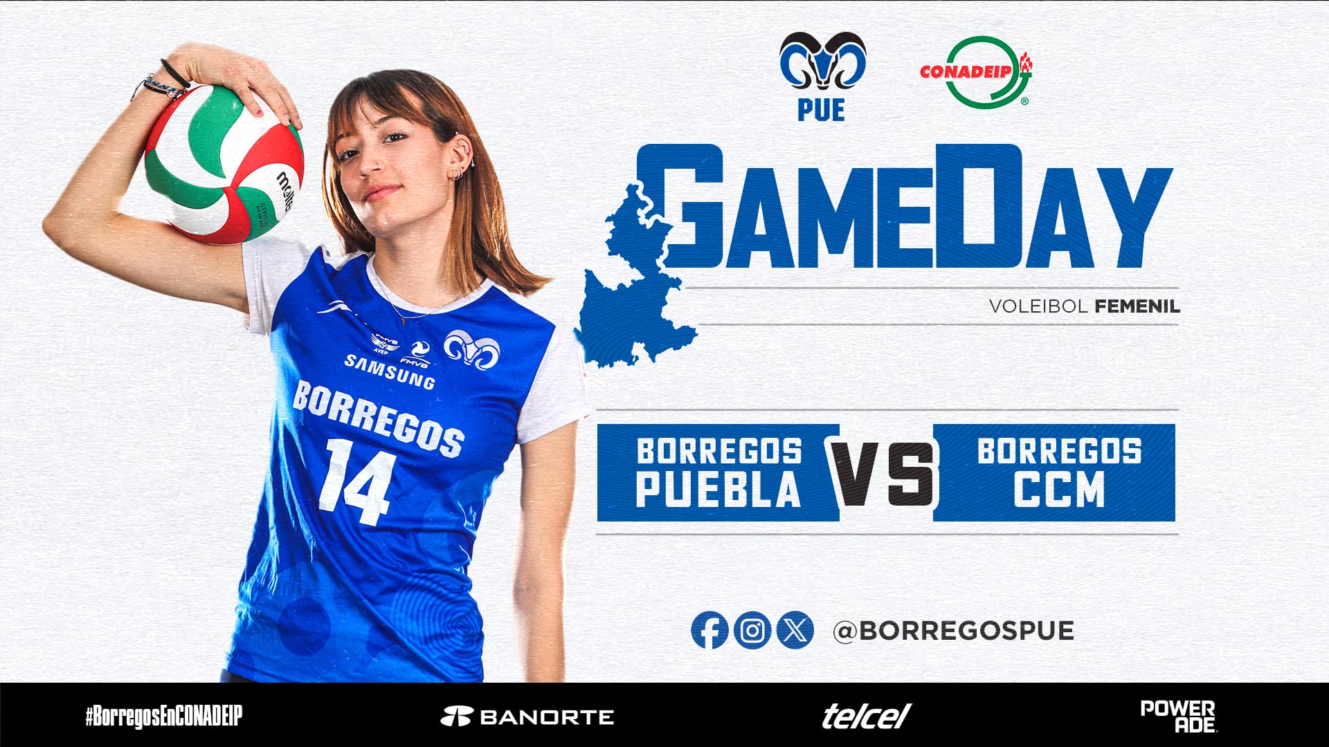J#6 División I CONADEIP 2024 | Borregos Puebla vs Borregos Ciudad de México