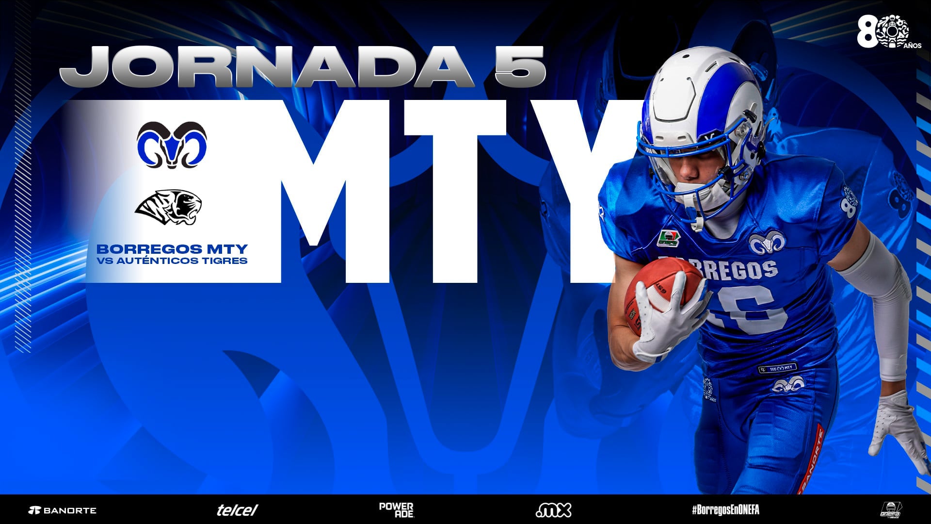 J#5 Borregos MTY vs UANL Auténticos Tigres