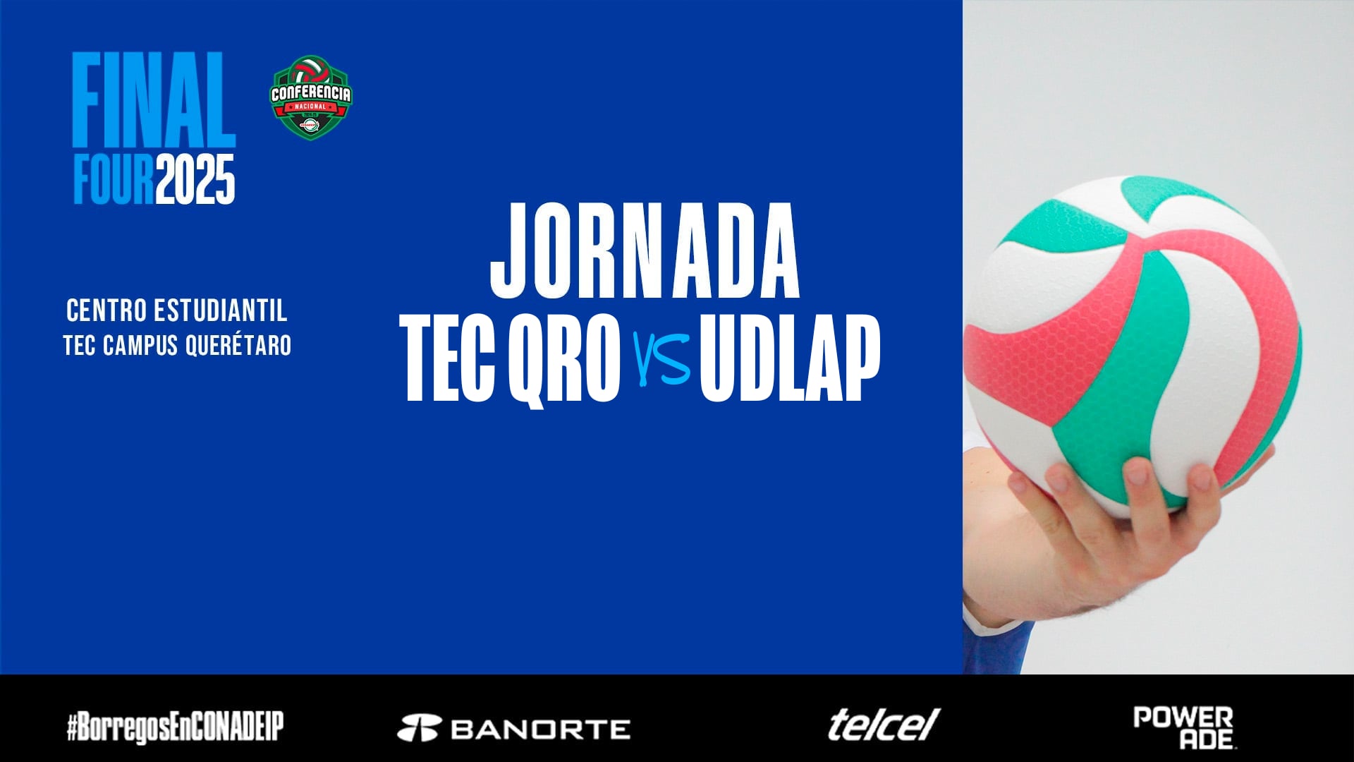 Final Four 2025 Voleibol de Sala TEC QRO vs UDLAP