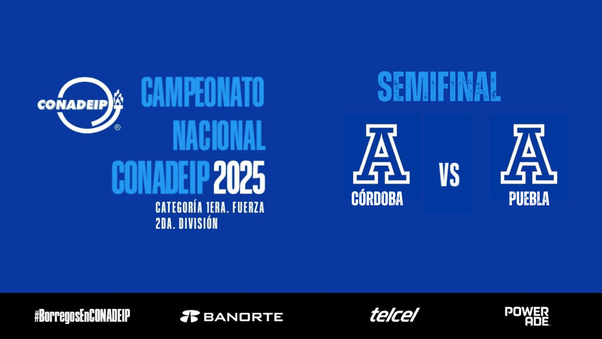 Campeonato Nacional de Voleibol CONADEIP 2025 I Semifinal - Anáhuac CO vs Anáhuac PUE