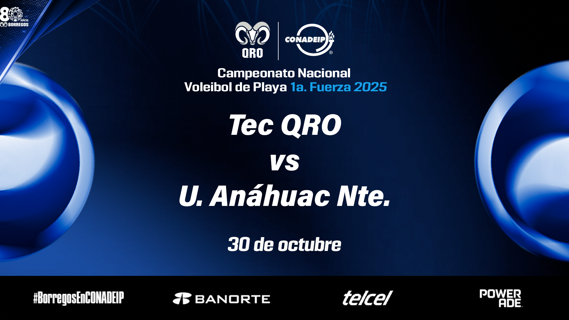 J#1 Varonil I TEC QRO vs U. Anáhuac Mex. Nte.