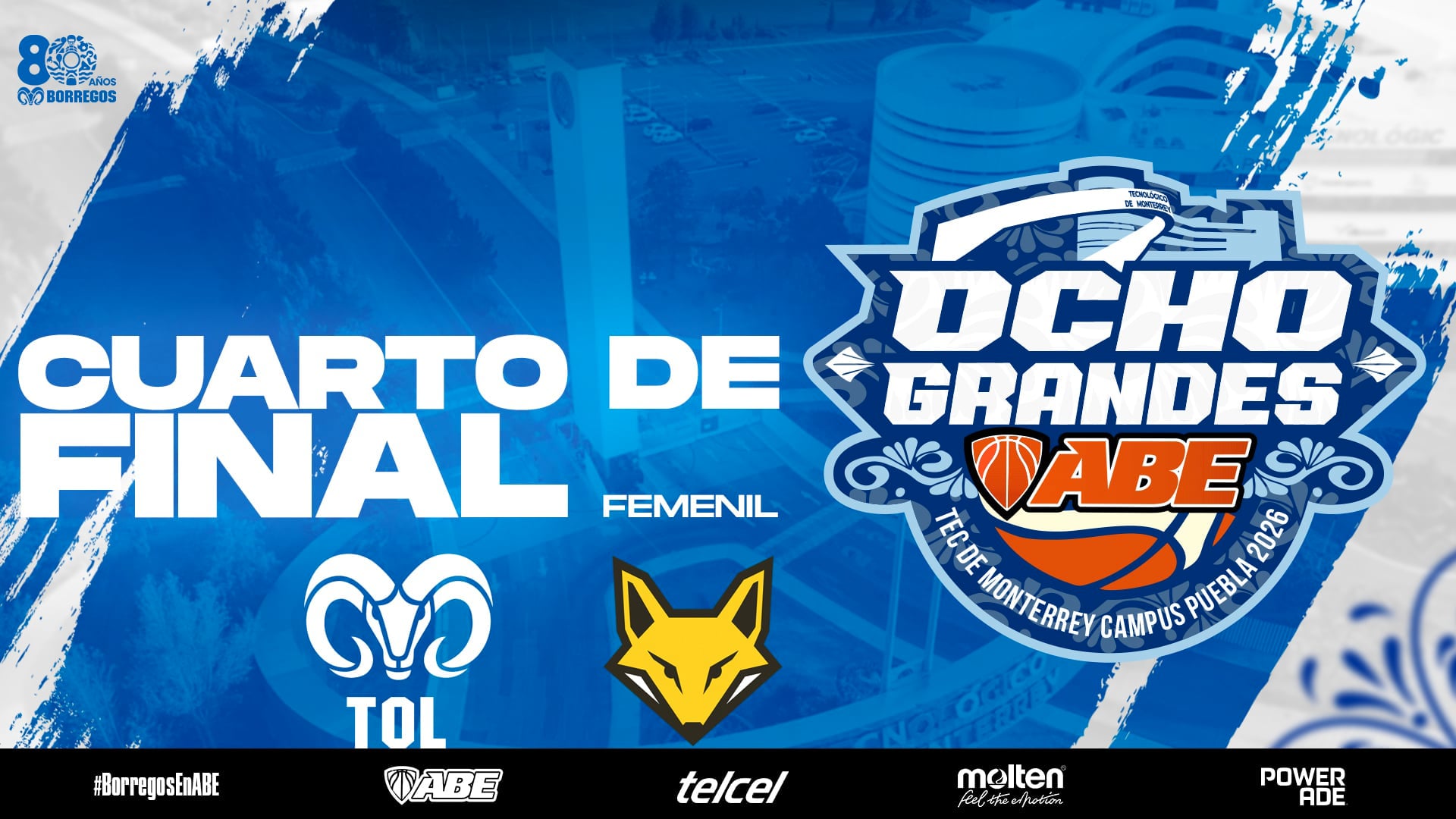 Cuartos de Final Femenil | 3er vs 6to Lugar | Borregos TOL vs Zorros Cetys