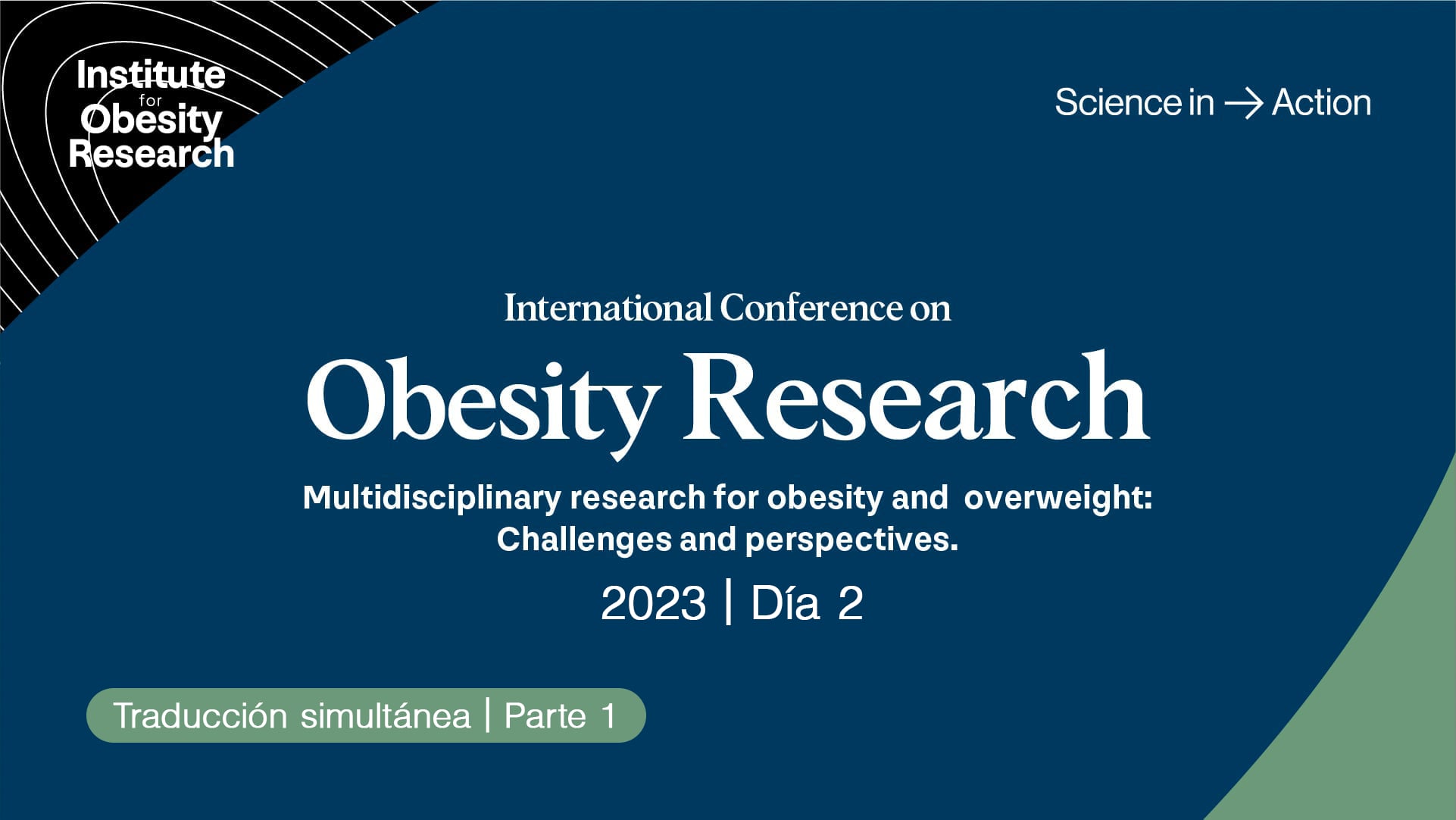 [Trad.] International Conference on Obesity Research 2023 | Día 2 | Parte 1