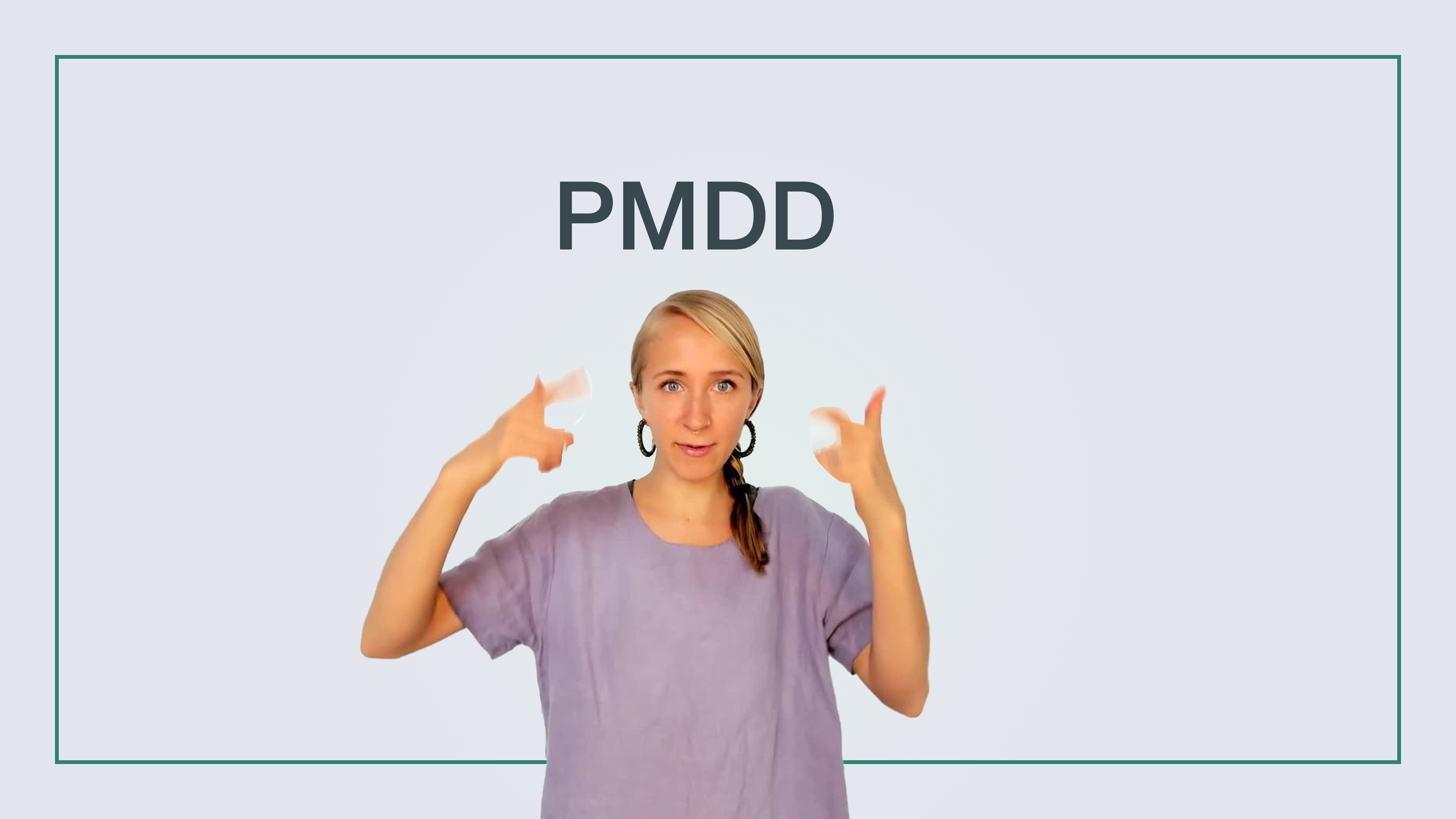 Support for PMS & PMDD
