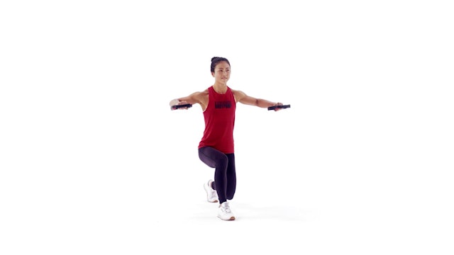 TECHNIQUE: Alternating Backward Stepping Lunge with Side Raise