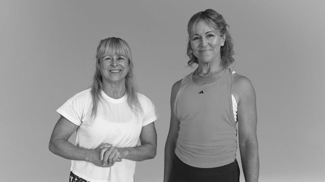Simple core strengthening with Kylie and Lisa