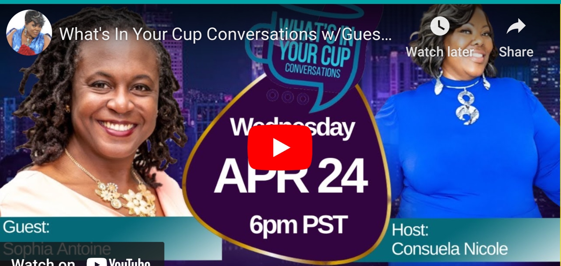 WHAT'S IN YOUR CUP CONVERSATIONS - WIYCC S1_E9