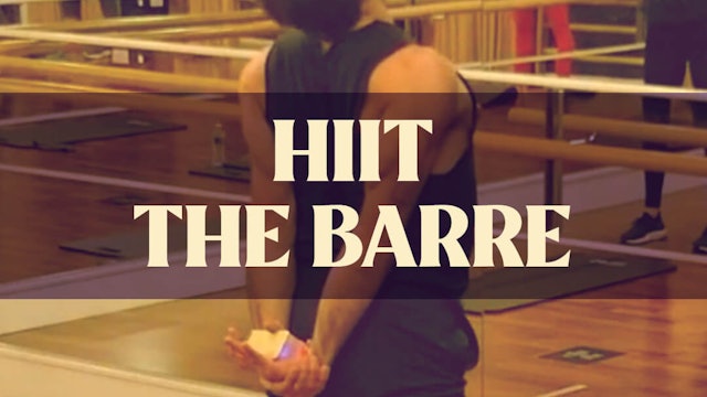 HIIT the Barre with Joan - LIVE March 13, 2021