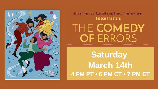 Comedy of Errors - Livestream 7pm EST (Saturday)