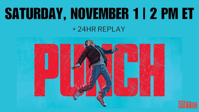 PUNCH - Saturday, November 1 at 2 PM ET