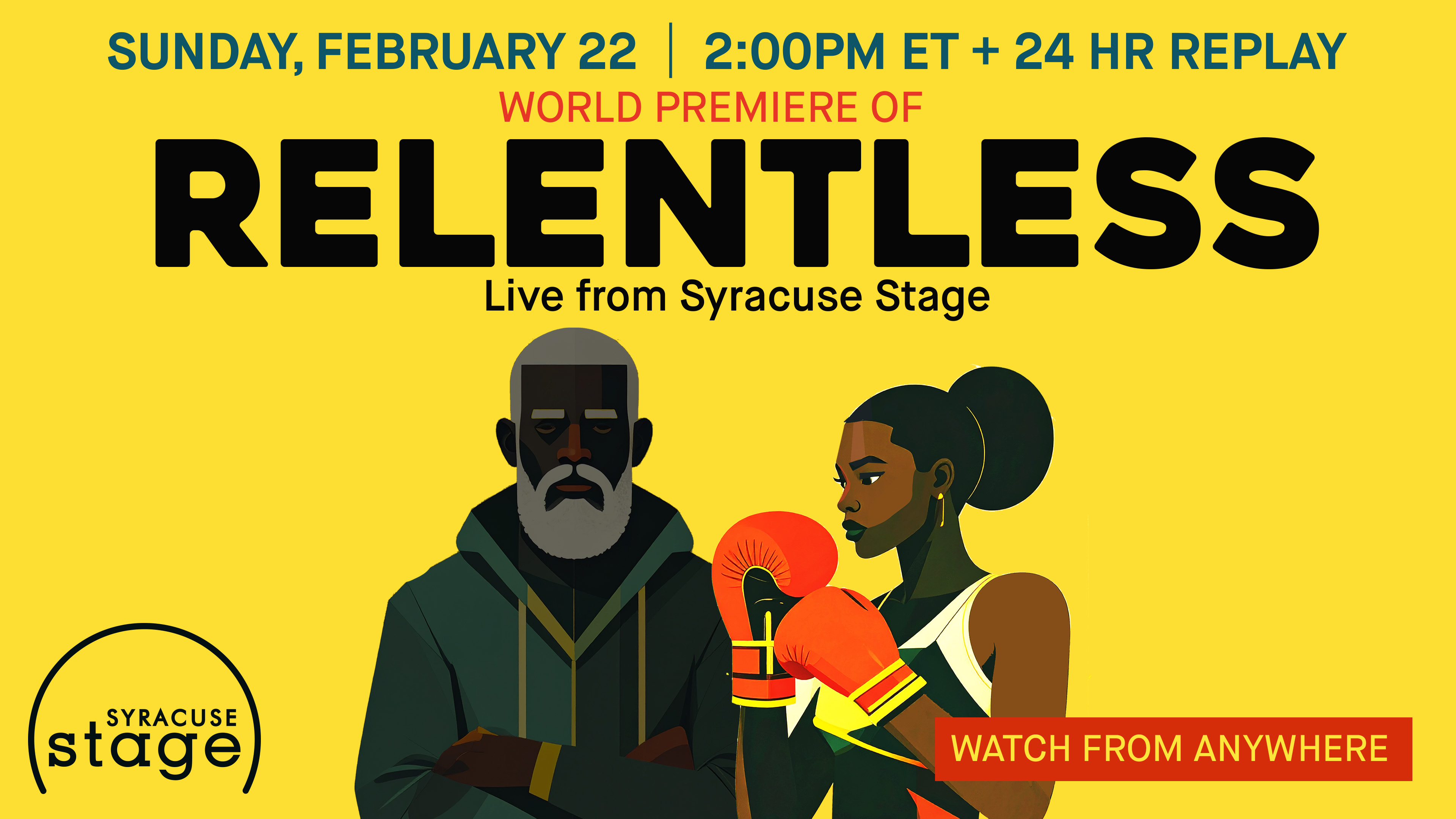 Sunday - Feb 22, 2:00 PM ET - RELENTLESS