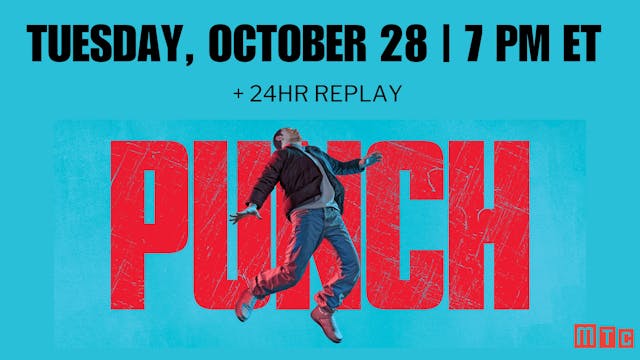 PUNCH - Tuesday, October 28 at 7 PM ET