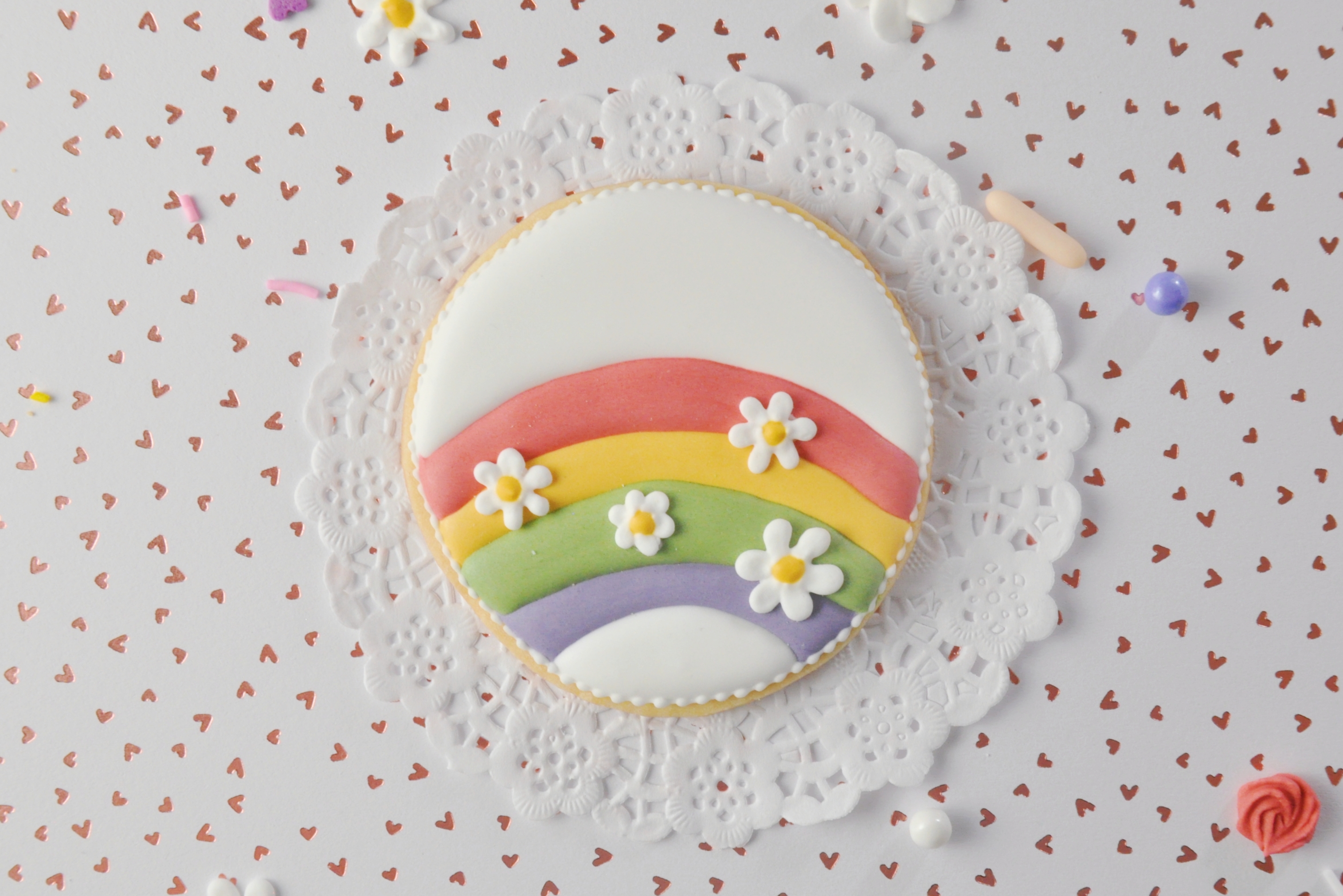 Decorado final Arcoíris redondo